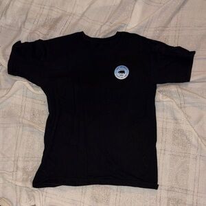 Vans Kids Black Tee with Logo Patch